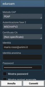 SCARICA CERTIFICATO WIFI UNIMIB